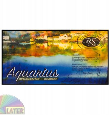 Akwarele Aquarius 12kol Paleta Adama Papke Szmal