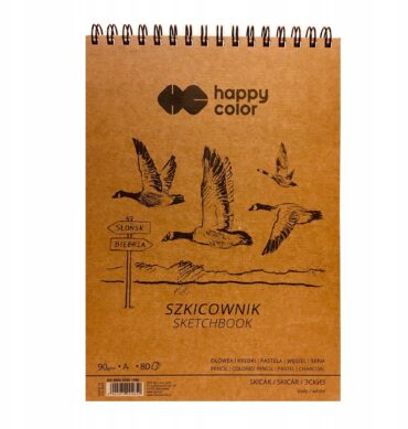 Blok szkicownik A5 Ptaki Happy Color