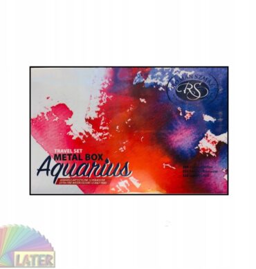 Akwarele Aquarius w kostkach 12 szt Trawel Box