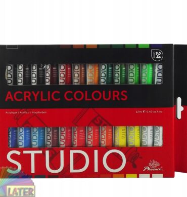 Farby akrylowe Acrylic Colours 24x12ml Phoenix