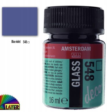 Farba do szkła Deco Amsterdam 16ml blue violet 548