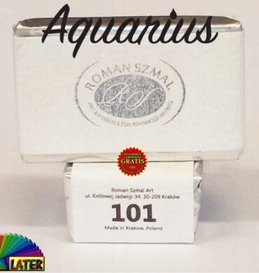 Chinese white farba akwarelowa Aquarius kostka 101