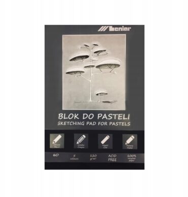 Blok do pasteli 5 odcieni 60 kartek Leniar A5