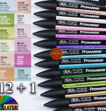 Promarker 12+1 Manga Fantasy blender w zestawie