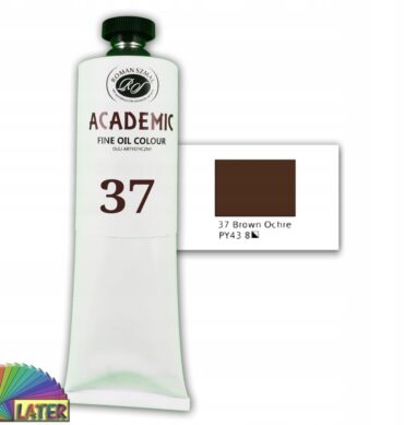 Farba olejna Academic 100ml brown ochre 37