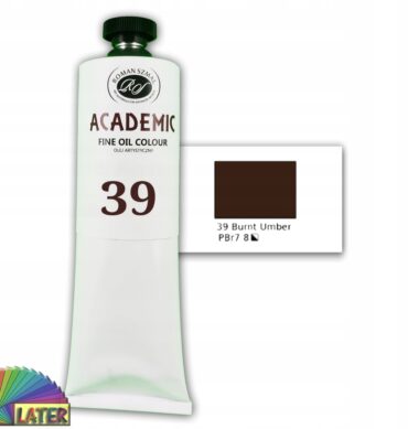Farba olejna Academic 100ml burnt umber 39