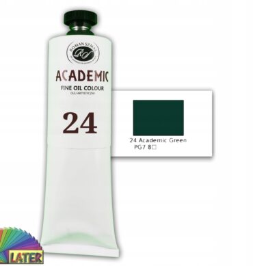 Farba olejna Academic 100ml academic green 24