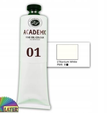 Farba olejna Academic 100ml titanium white 01