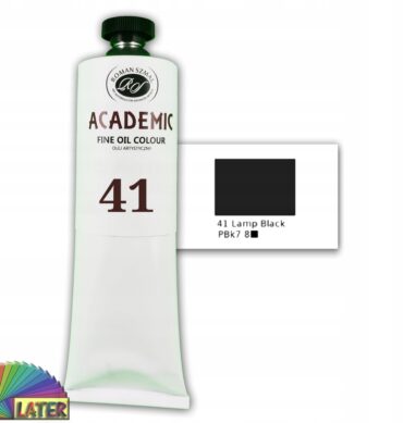Farba olejna Academic 100ml lamp black 41