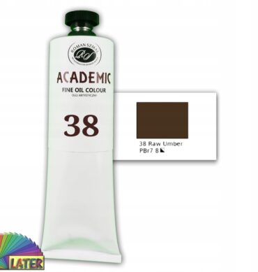 Farba olejna Academic 100ml raw umber 38