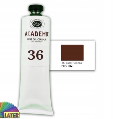 Farba olejna Academic 100ml burnt sienna 36