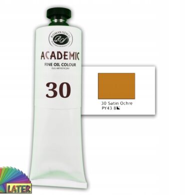 Farba olejna Academic 100ml satin ochre 30