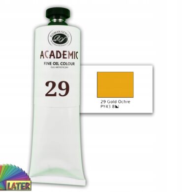 Farba olejna Academic 100ml gold ochre 29