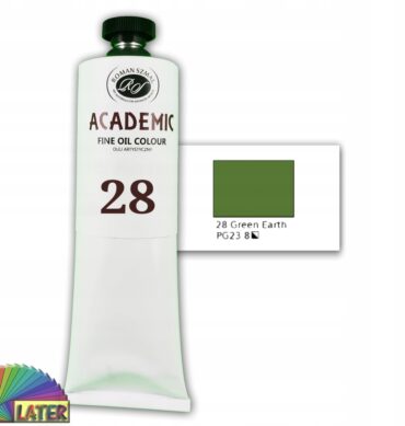 Farba olejna Academic 100ml green earth 28