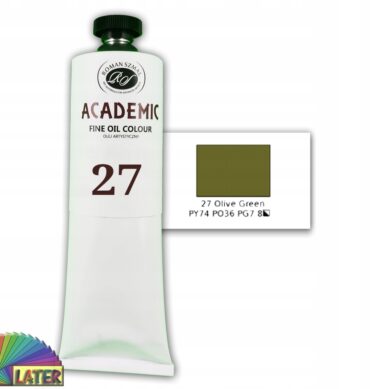 Farba olejna Academic 100ml olive green 27