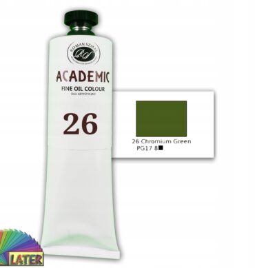 Farba olejna Academic 100ml chromium green 26