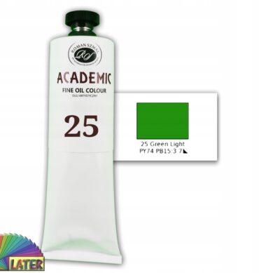 Farba olejna Academic 100ml green light 25