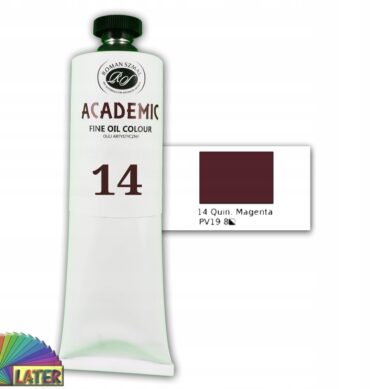 Farba olejna Academic 100ml quinacridon magenta 14
