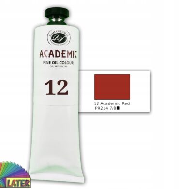 Farba olejna Academic 100ml academic red 12