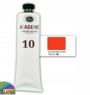 Farba olejna Academic 100ml vermilion red hue 10