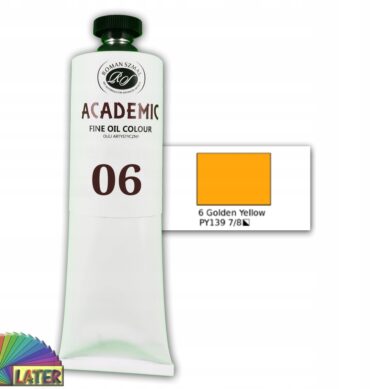 Farba olejna Academic 100ml golden yellow 06