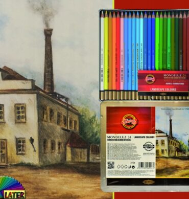 Kredki akwarelowe artystyczne Mondeluz 24 szt 3724