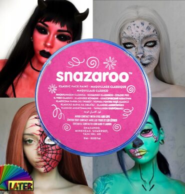 Farba do twarzy ciała SNAZAROO BRIGHT PINK 058