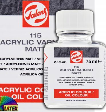 Werniks akrylowy matowy 115 Talens 75ml
