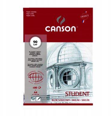 Blok szkicowy A4 Canson Student 90g 100 kartek