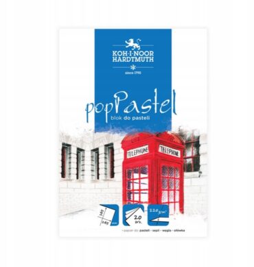 Blok do pasteli z czarnymi kartkami popPastel 220g