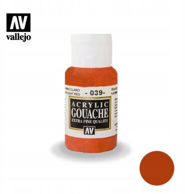 Gwasz akrylowy 35ml Cadium Light Red 039