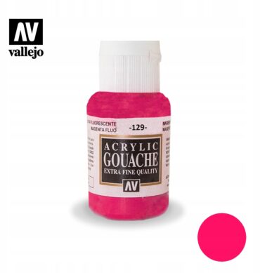 Gwasz akrylowy 35ml Magenta FLUO 129