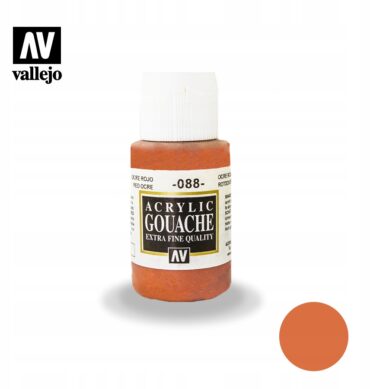 Gwasz akrylowy 35ml Red Ochra 088