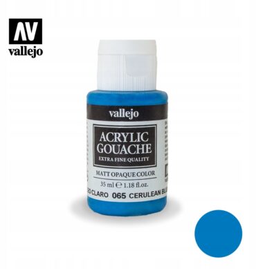 Gwasz akrylowy 35ml Azul Ceruleo Blue Light 065
