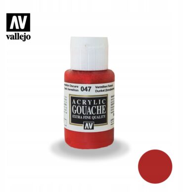 Gwasz akrylowy 35ml Dark Vermilion 047
