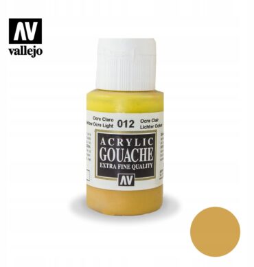 Gwasz akrylowy 35ml Yellow Ochre Light 012