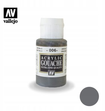 Gwasz akrylowy 35ml Uache Burdeos Grey 006