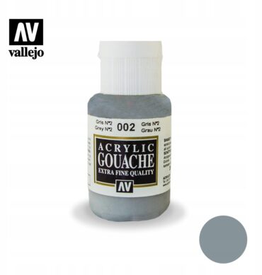 Gwasz akrylowy 35ml Uache Grey 002