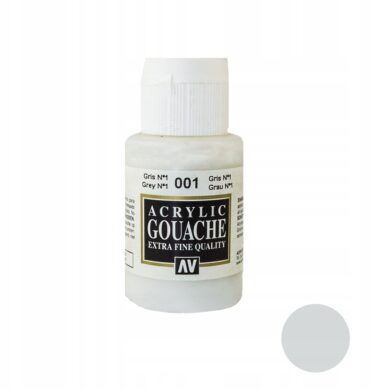 Gwasz akrylowy 35ml Uache Grey 001