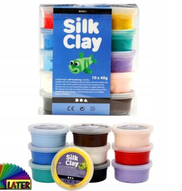 Zestaw Silk Clay masa plastyczna 10 x 40g BASIC I