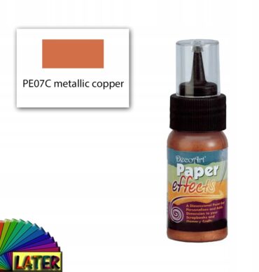 Konturówka DecoArt Paper 29,6ml PE07C metallic