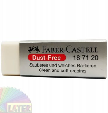 Gumka biała z PVC Dust-Free Faber Castell