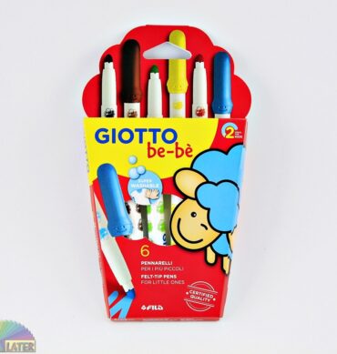 Giotto flamastry grube 6 kolorów