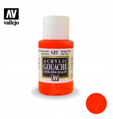 Gwasz akrylowy 35ml Red FLUO 127