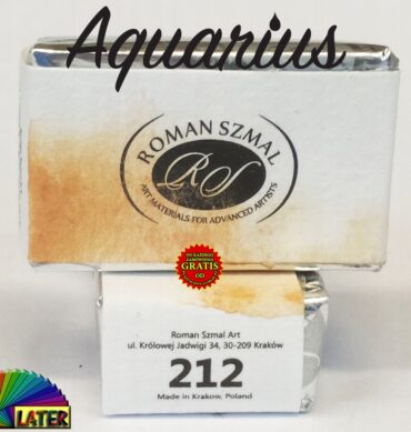 Akwarela Aquarius kostka Napples yellow redish 212