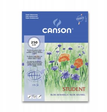 Blok do akwareli Canson Student 250g A5
