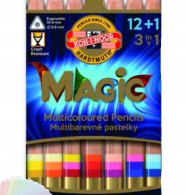 Kredki Magiczne trójkątne Koh i Noor 12+1