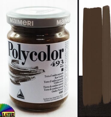 Farba akrylowa Polycolor 140ml Raw Umber 493