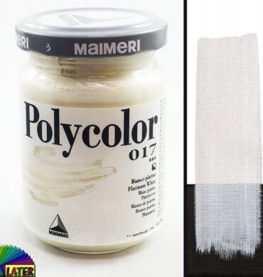Farba akrylowa Polycolor 140ml Platinium White 017
