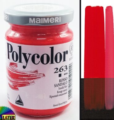 Farba akrylowa Polycolor 140ml Sandal Red 263